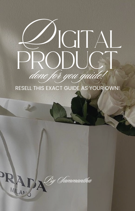 Digital Product DFY guide